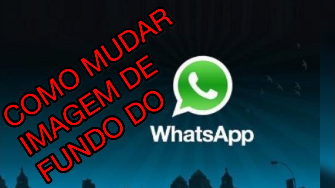 Como mudar fundo de conversa do WhatsApp - YouTube