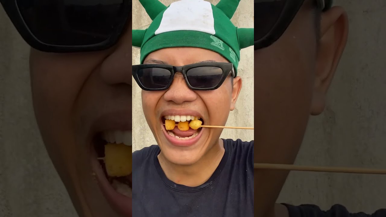 Kind Grandpa Eats Candy Skewers And The Funny Pt951