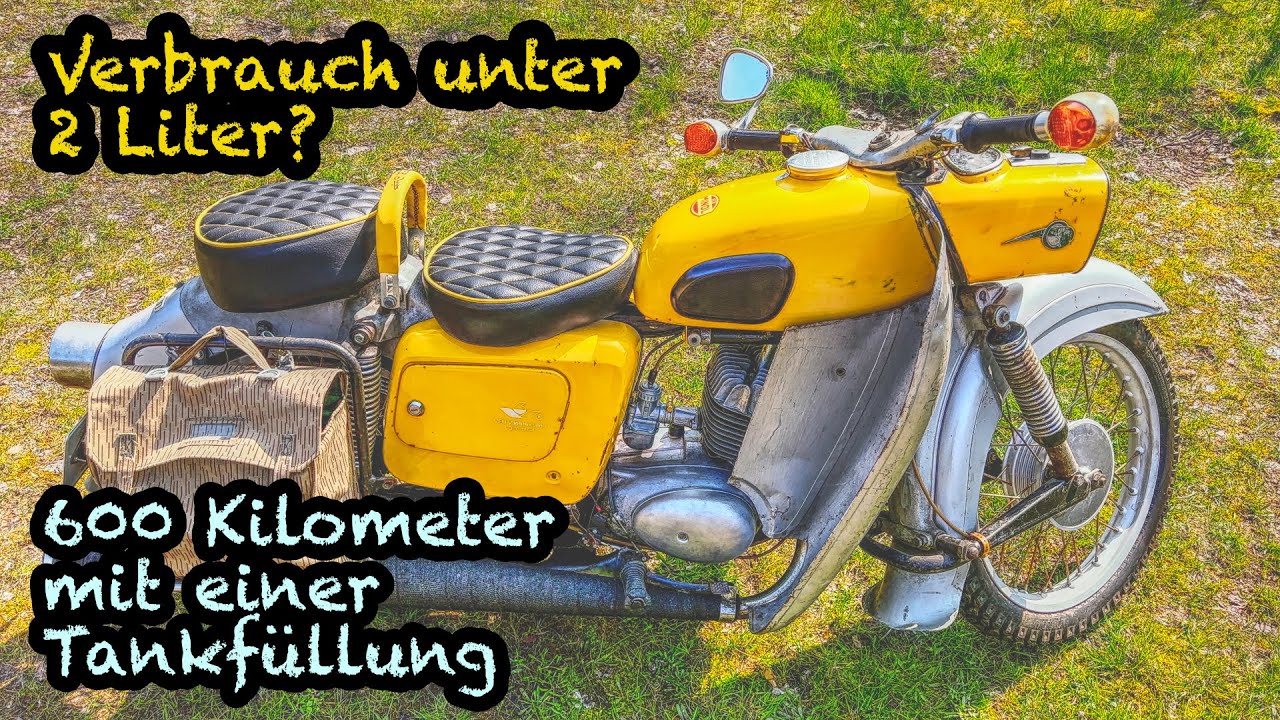 Nur 1 Liter Benzin Wie Weit Komme Ich Mit Der MZ ES 125 Hypermiling nur-1-liter-benzin-wie-weit-komme-ich-mit-der-mz-es-125-hypermiling