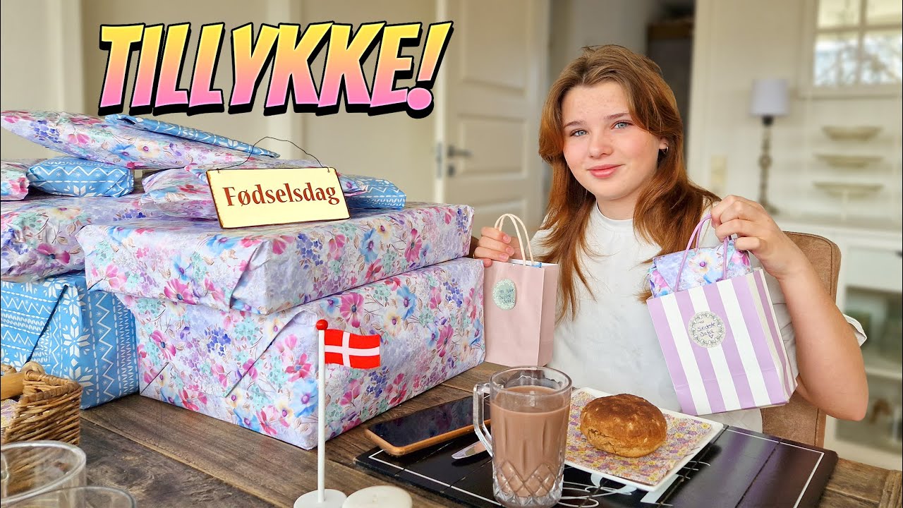 SOFIA 13 ÅR🇩🇰13 GAVER🤩