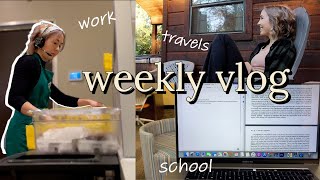 Grad School Week In My Life | Busy days, tests, and weekend travels | Counseling Psychology