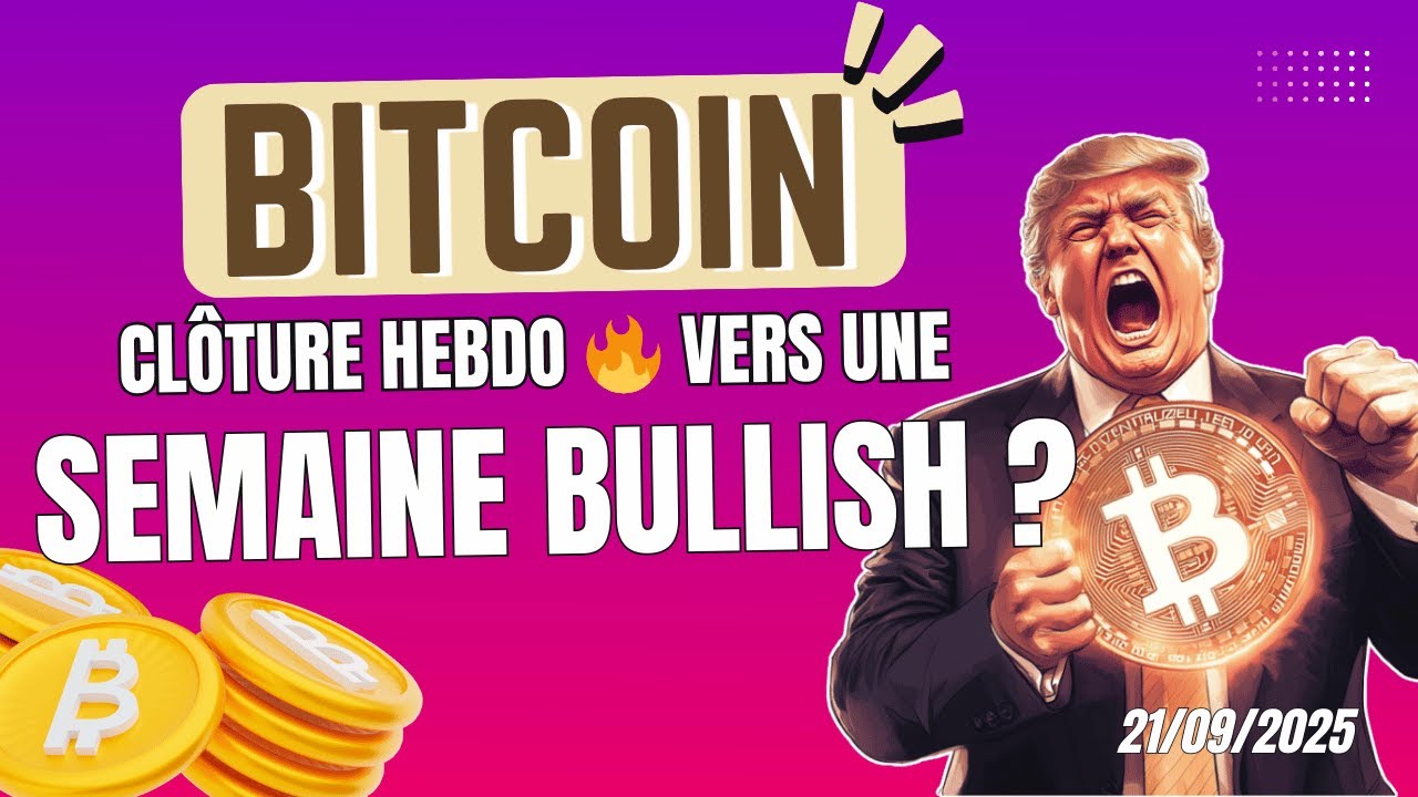 BITCOIN 🚀 CLÔTURE HEBDO EN APPROCHE ! VERS UNE SEMAINE BULLISH ? ANALYSE  CRYPTO & NEWS ✅