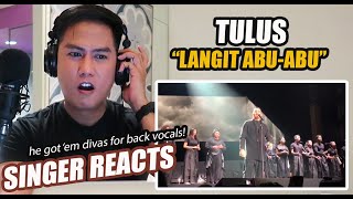 TULUS - Langit Abu-Abu (Acapella Version) | SINGER REACTION