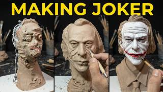 Joker Sculpture Timelapse - Joker #joker#dc#sculpture