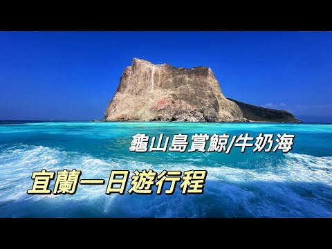 【2024宜蘭景點一日遊】推薦行程 (龜山島賞鯨之旅) 夢幻牛奶海奇景