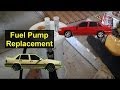 How to replace the fuel pump removal and replacement, Volvo 850, V70, S70, C70, etc. FWD cars - VOTD