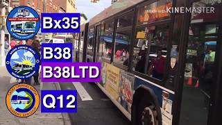 NYCT Bus Bx35 B38 Q12 Articulation Slideshow