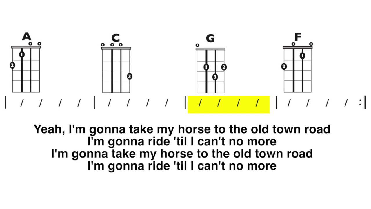 Arashigaoka Kom op arabisk Old Town Road (Lil Nas X) EASY UKE Play-Along - YouTube