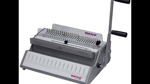 RENZ ECO S 360 (2:1) MANUAL WIRE ONE PITCH PUNCH BIND