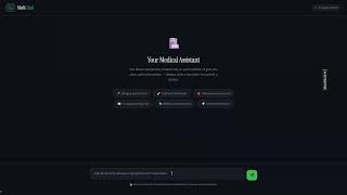 MediChat (https://github.com/BlackWizard123/Track-2---Medical_MCP_agent)