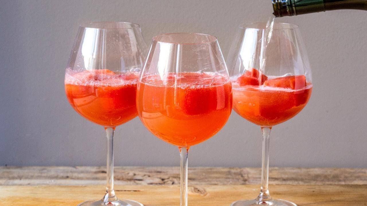 How To Make a Watermelon Aperol Spritz Cocktail | Rachael Ray Show