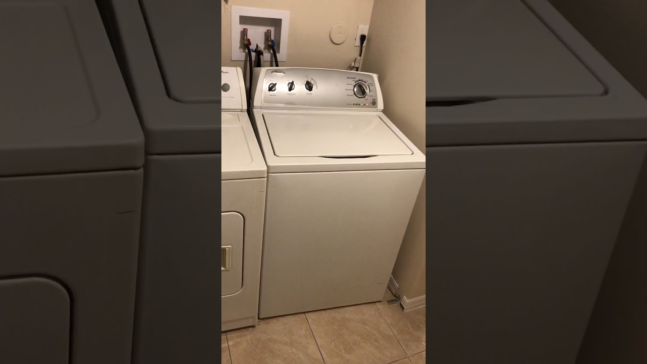 The washer in my rental apartment YouTube