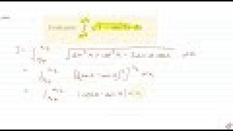 JEE MAINS 2018 Evaluate:    `int_(pi//4)^(pi//2)sqrt(1-sin2x)dx`