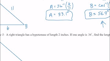 Section 7.1:  Right Triangle Applications