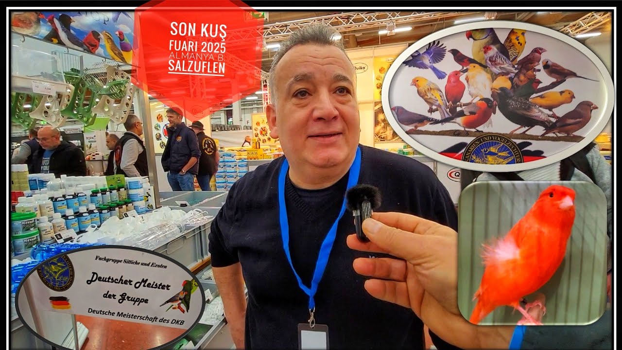 XXL Kuş FUARI Almanya 2025 Bad  Salzuflen 2025 - BIG BİRD MARKET - Grande mercato degli uccelli 2025