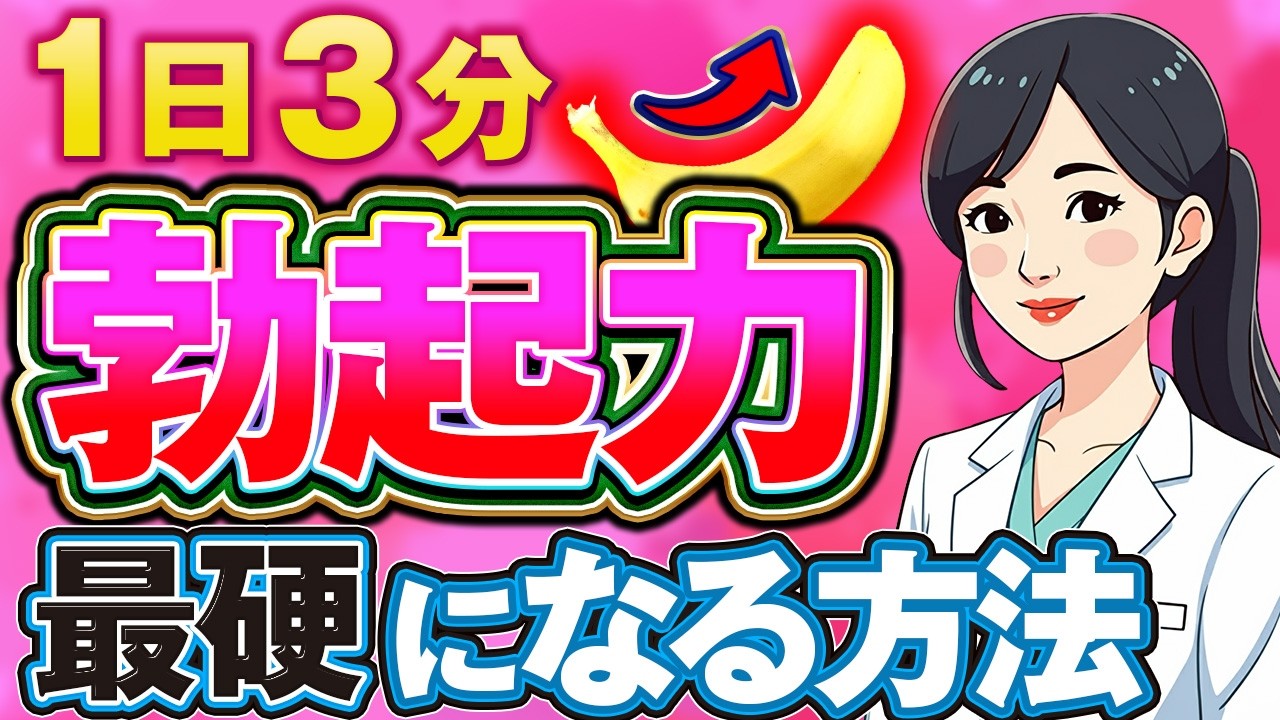 【女医解説】射精力もアップ！勃起力を上げる方法について解説（ED改善）