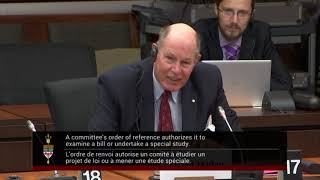 David Dodge appears at BANC (The Senate of Canada)