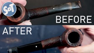 Cleaning/Restoring a 1962 Dunhill Shell Briar Billiard