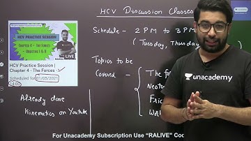 Physics HCV Discussion Schedule for May 2021 I Rahul Pancholi #Shorts