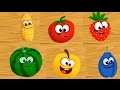 Baby Learn Names of Fruits, Learn Colors, Cut The Fruits & Food Puzzles