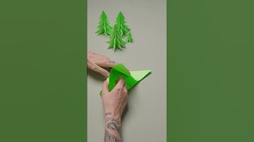 DIY Árvore de Natal | ORIGAMI | #shorts #natal #christmas #diychristmasdecor #origami  #westwingbr