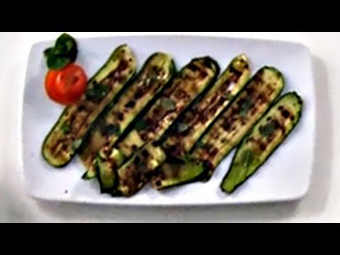 Video: Zucchine Grigliate Con Menta, Aglio E Limone