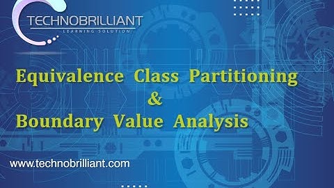Session 12:Test Data/Case Design Techniques, ECP, BVA, Decision Table, Error Guessing Technique