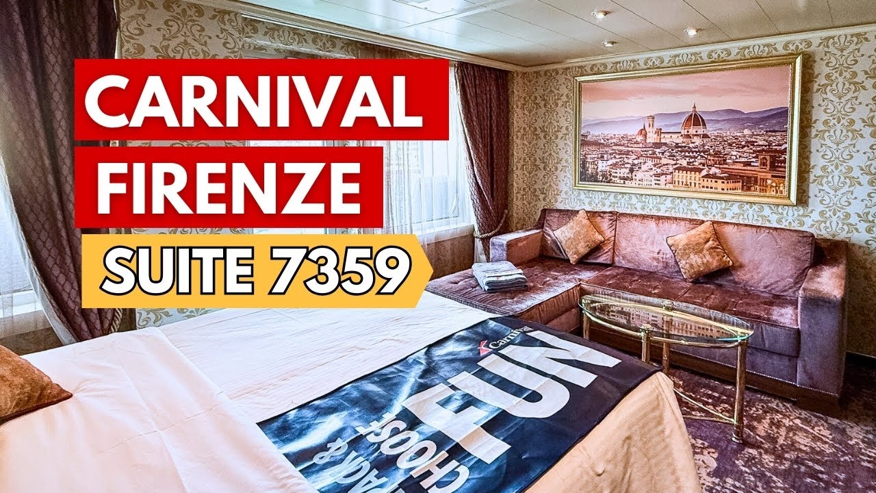 Carnival Firenze Suite 7359 Cabin Tour | What You ACTUALLY Get