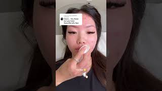 replying to the comment about how I have big lips but it’s filler 🌝🙂↕️