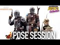 Hot Toys Deluxe Beskar Mandalorian & The Child / Grogu Star Wars Unboxing & Pose Session