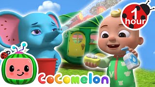 Animal Bus Wash Song | CoComelon JJ's Animal Time - Animal Songs for Kids