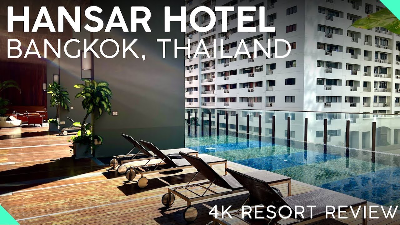 HANSAR HOTEL Bangkok【4K Tour \u0026 Review】5-Star Hotel in a  PERFECT LOCATION