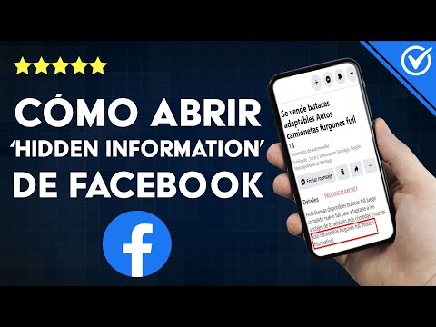 ¿Cómo abrir el &#039;Hiden Information&#039; de un producto en Marketplace de FACEBOOK?