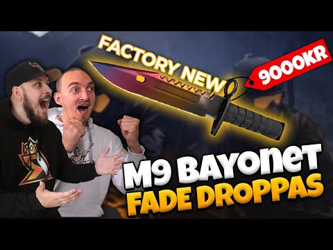 M9 BAYONET FADE FN DROPPAS I VÅRT CSGO GAME