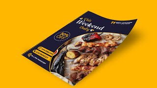 How to Create Instagram Post Flyer Design - Food Flyer Design in Pixellab | Pixellab Tutorial screenshot 2