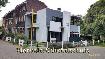 Rietveld Schröderhuis uit 1924 en nog steeds modern.