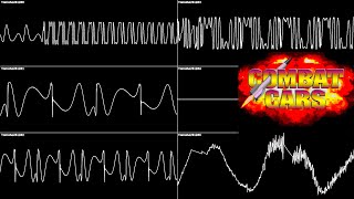 combat cars full soundtrack oscilloscope - sega genesis / mega drive - ym2612 music