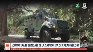 ¿Son seguras las camionetas blindadas de carabineros?