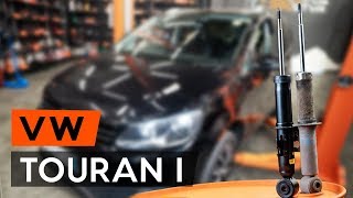 Como substituir Amortecedor de suspensão VW TOURAN (1T3) - vídeo guia