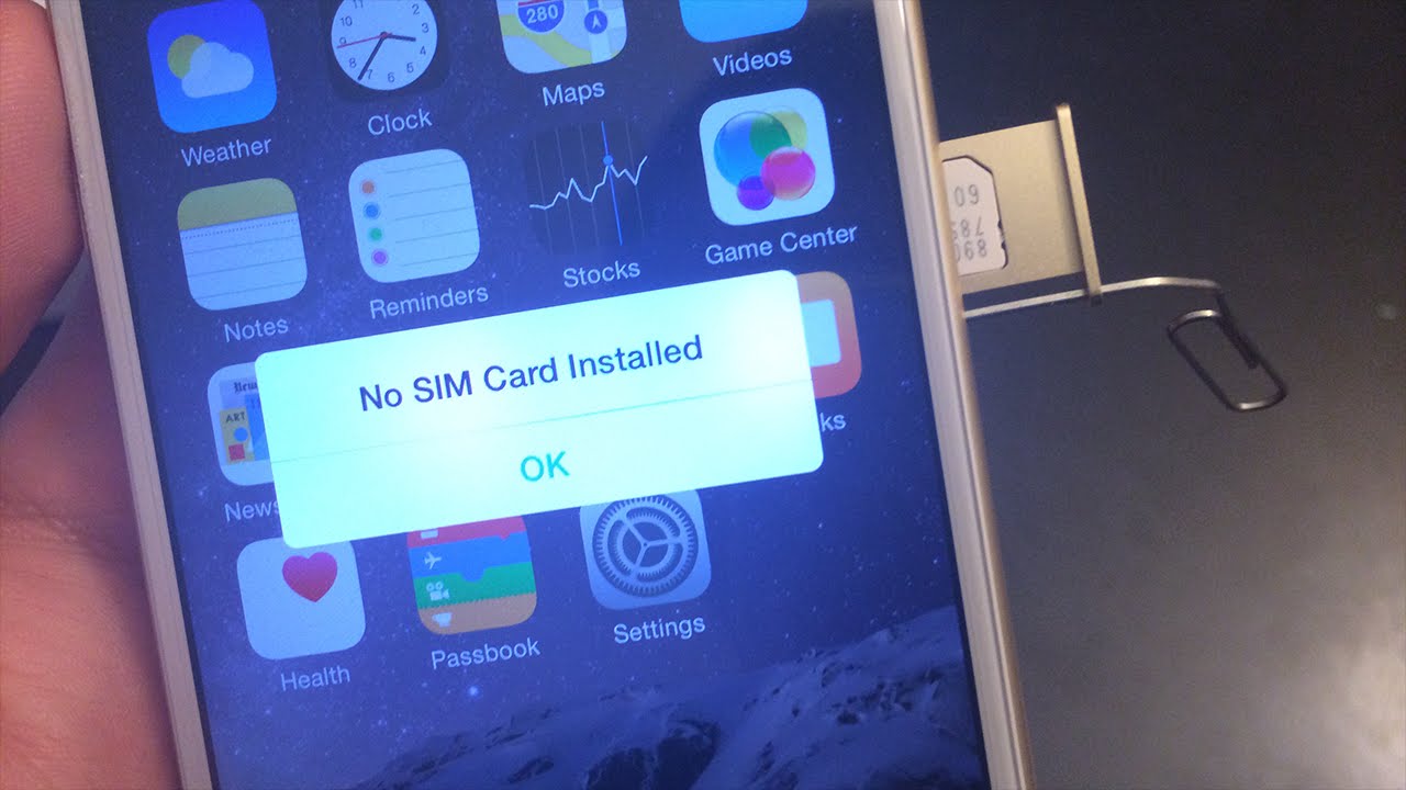 How To Insert/Remove Sim Card From iPhone 6 and iPhone 6 Plus ...