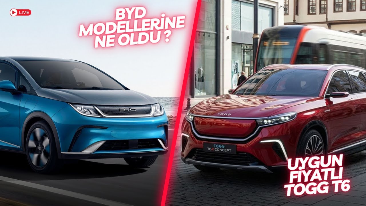 BYD MODELLERİNE NE OLDU ? / UYGUN FİYATLI TOGG HAKKINDA / ELEKTRİKLİ OTOMOBİL SOHBETİ #togg #byd