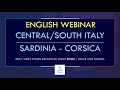 REGULAR TOURS - CENTRAL/SOUTH ITALY, SARDINIA AND CORSICA - 2021/2022