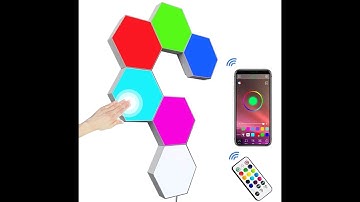 Lumive Hexagonal Quantum LED Wall Lights ( Modular Wall Lights )