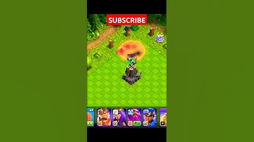 MAX MONOLITH VS MAX 1 SKELETON SPELL IN COC#shorts #coc #youtubeshorts