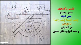 طلسم پاکسازی سحر مس باد پریان چشم زخم ام الصبیان وهمه انرژی های منفی