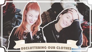 Extreme KONMARI Method Clothes Decluttering \/\/ Before \& After Marie Kondo! [CC]