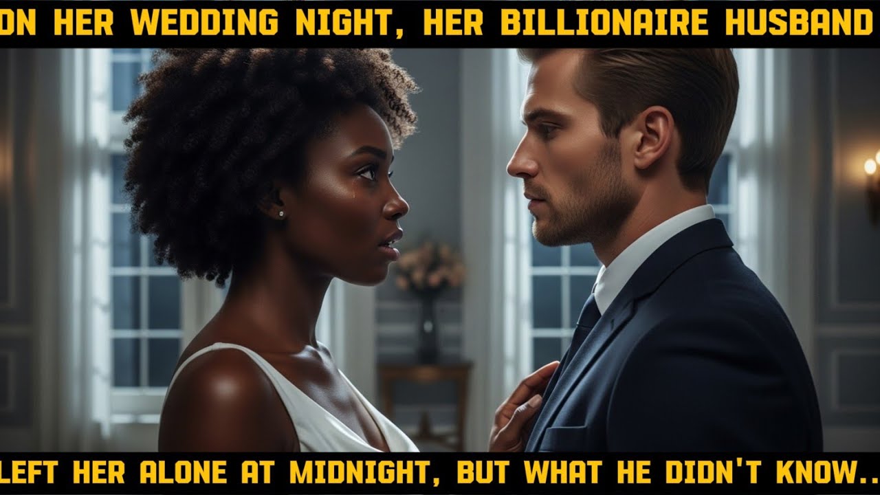 ON HER WEDDING NIGHT, HER BILLIONAIRE HUSBAND LEFT HER ALONE—AND AT MIDNIGHT #emotionalstory