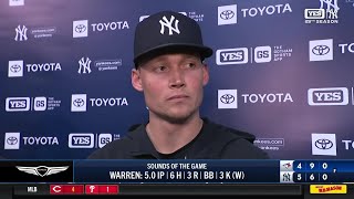 Will Warren recaps start vs. Blue Jays