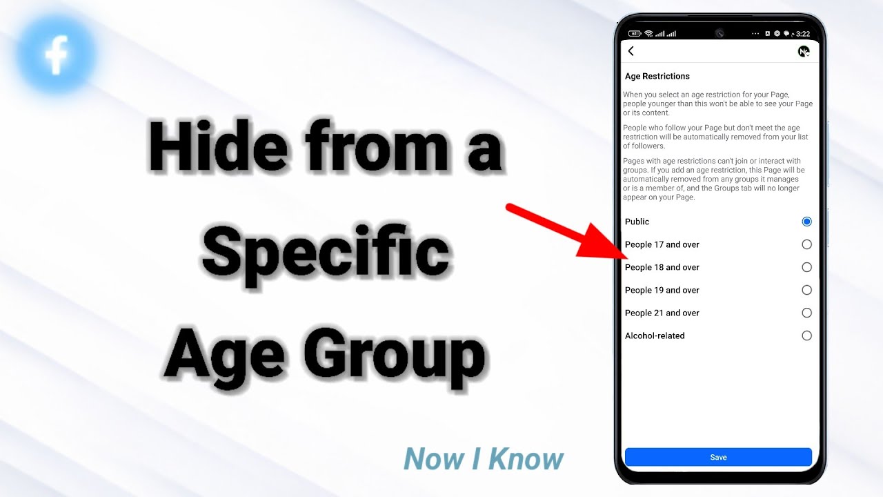 Скрыть контент вашей страницы в Facebook от определенной возрастной группы