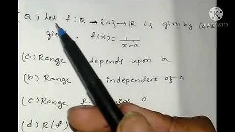 Range of the function tricks/Nbhm/CSIR NET mathematics, Kset Mathematical sciences, IIT jam mathes